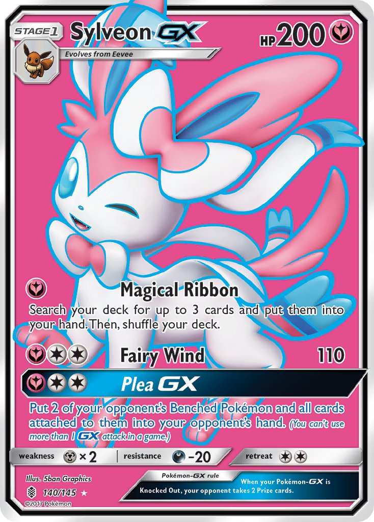 Sylveon GX - Guardians Rising (Ultra Rare) [GRI-140] English / Near Mint / Normal