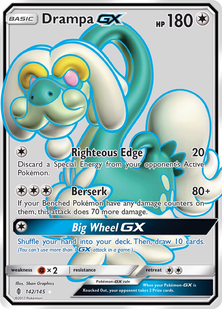 Drampa GX - Guardians Rising (Ultra Rare) [GRI-142] English / Near Mint / Normal
