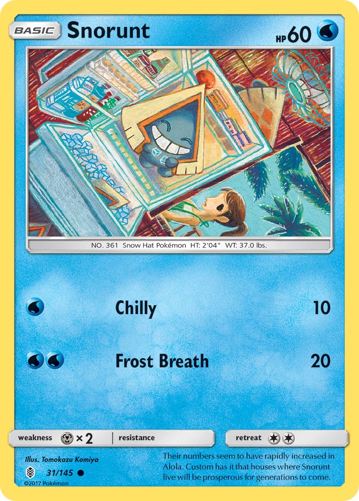 Snorunt - Guardians Rising (Common) [GRI-31] English / Near Mint / Normal
