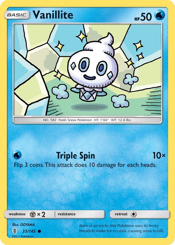 Vanillite - Guardians Rising (Common) [GRI-33] English / Near Mint / Normal