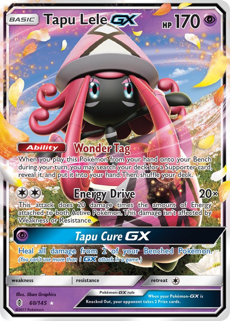 Tapu Lele GX - Guardians Rising (Ultra Rare) [GRI-60] English / Near Mint / Normal