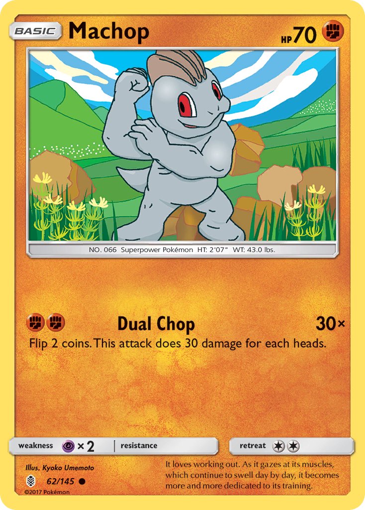 Machop - Guardians Rising (Common) [GRI-62] English / Near Mint / Normal
