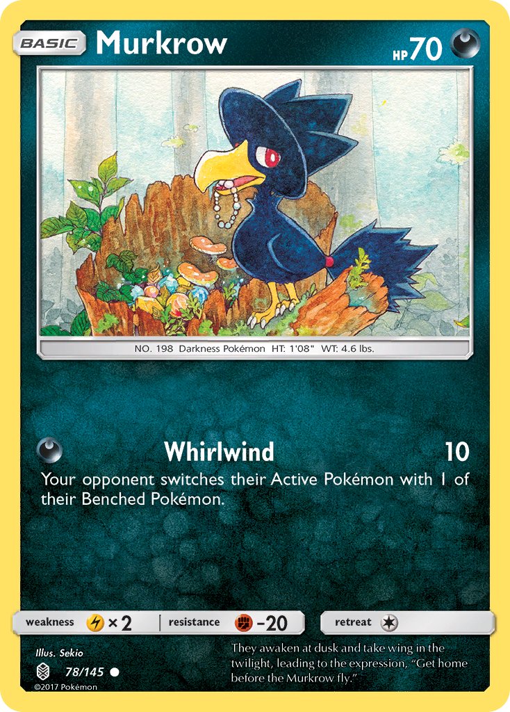 Murkrow - Guardians Rising (Common) [GRI-78] English / Near Mint / Normal