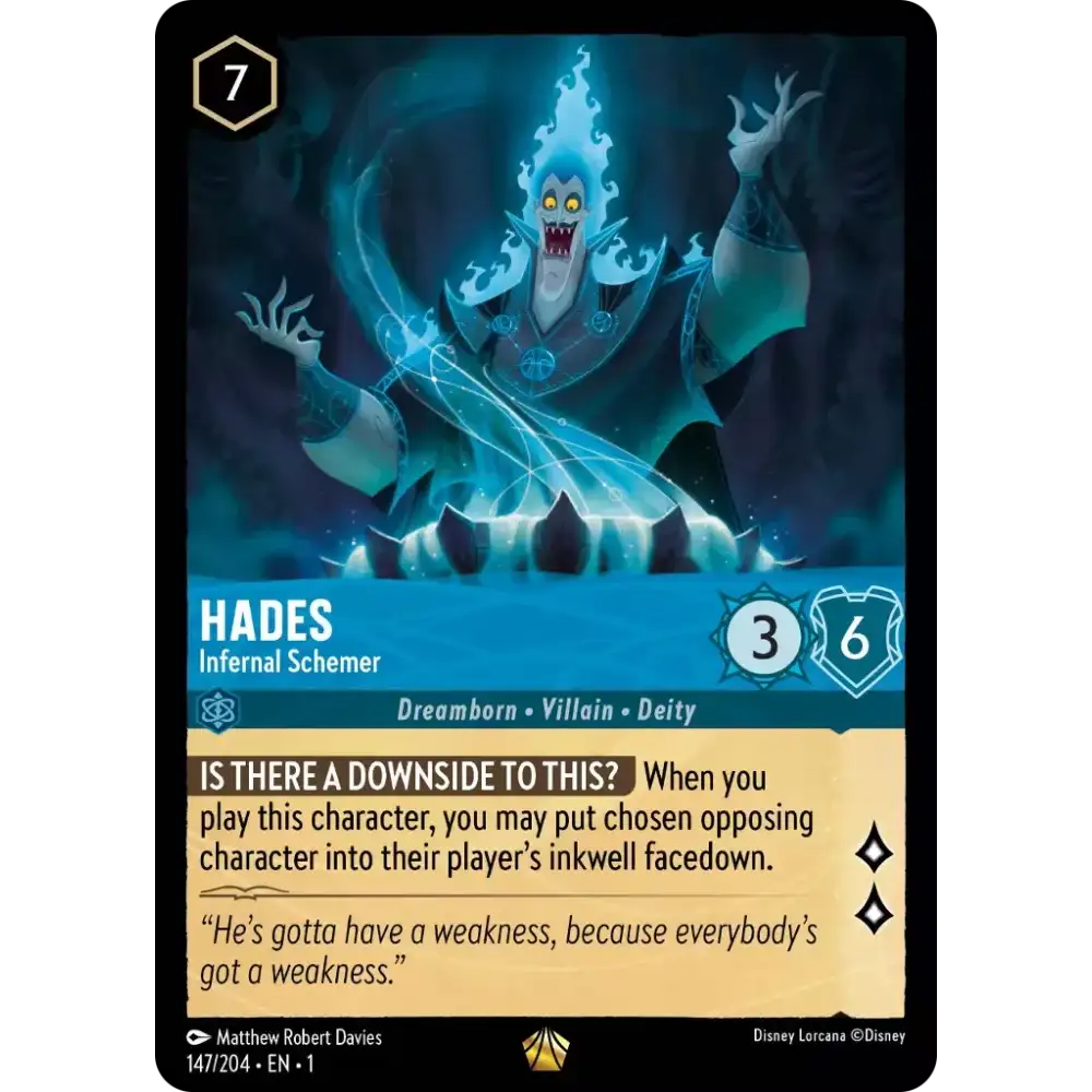 Hades - Infernal Schemer (Legendary) - 147/204 - Disney