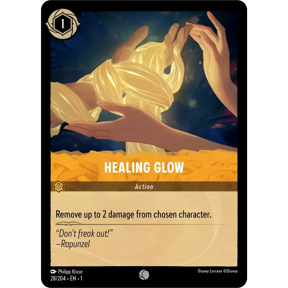 Healing Glow (Common) - 26/204 - Disney Lorcana Singles