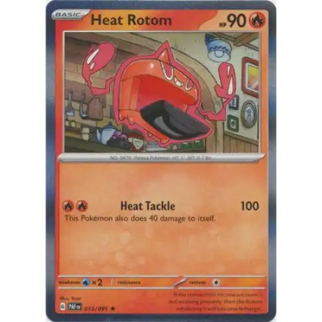 Heat Rotom - Holo - 013/091 - Enkeltkort