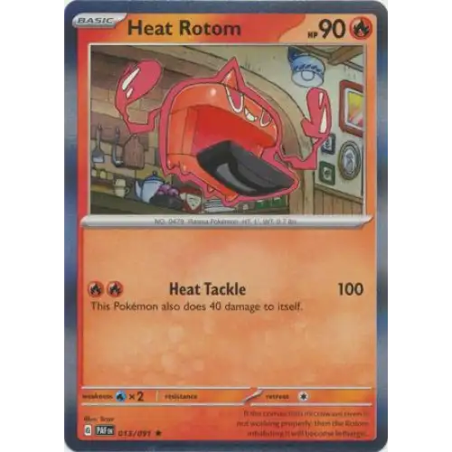 Heat Rotom - Holo - 013/091 - Enkeltkort