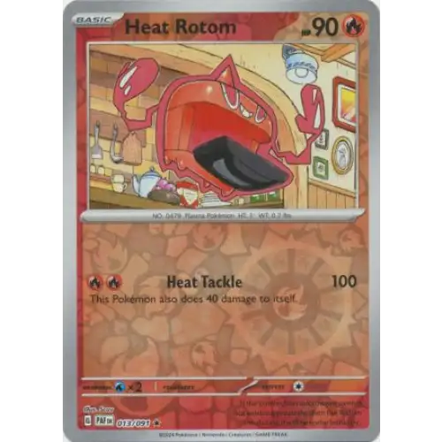 Heat Rotom - Reverse - 013/091 - Enkeltkort