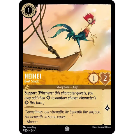 Heihei - Boat Snack (Common) - 7/204 - Disney Lorcana