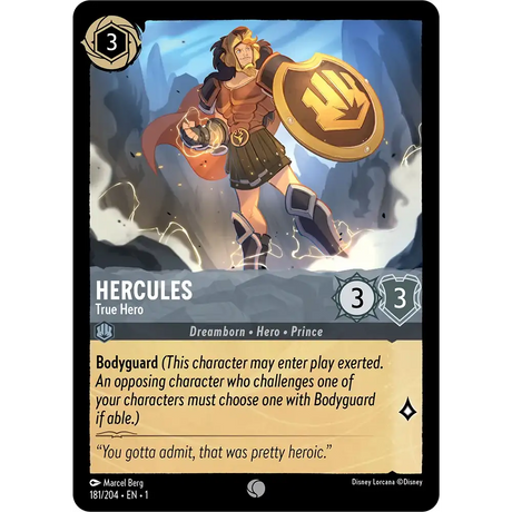 Hercules - True Hero (Common) - 181/204 - Disney Lorcana