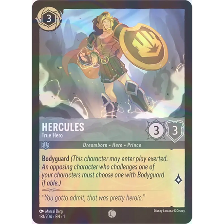 Hercules - True Hero - Foil (Common) - 181/204 - Disney