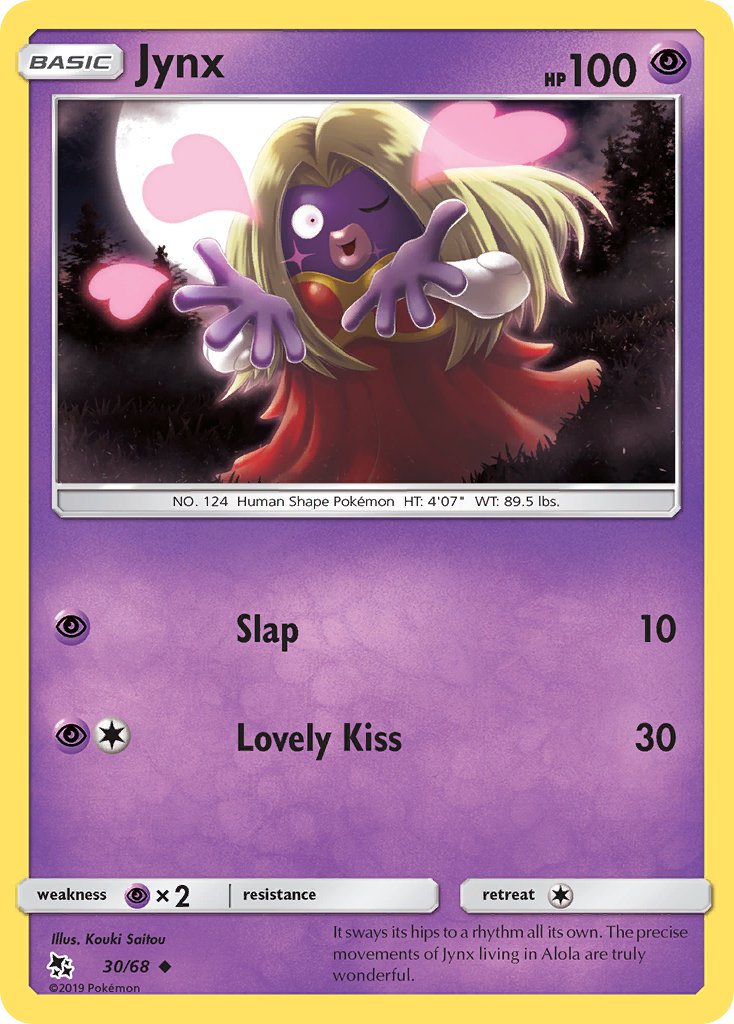 Jynx⁣ - Hidden Fates⁣ (Uncommon)⁣ [30] English / Near Mint / Normal