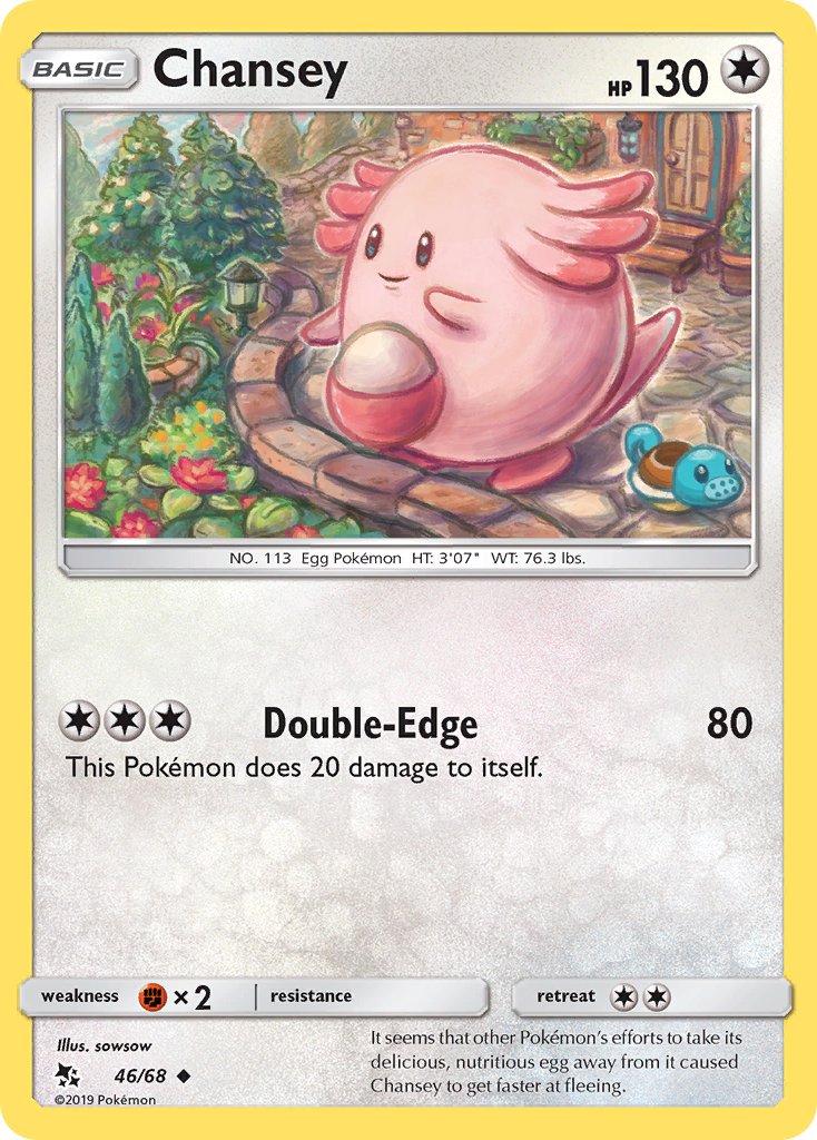 Chansey⁣ - Hidden Fates⁣ (Fixed)⁣ [46] English / Near Mint / Normal