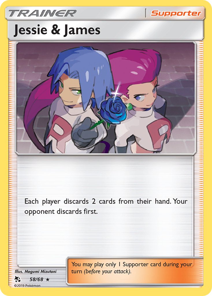 Jessie & James⁣ - Hidden Fates⁣ (Holo Rare)⁣ [58] English / Near Mint / Normal