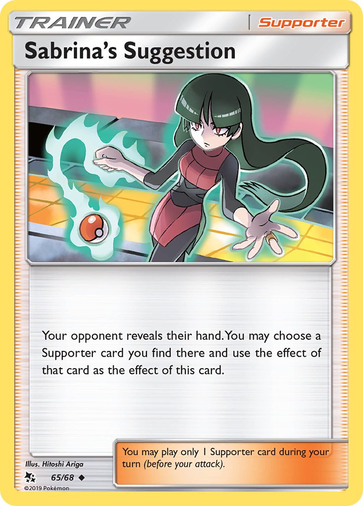 Sabrina's Suggestion⁣ - Hidden Fates⁣ (Uncommon)⁣ [65] English / Near Mint / Reverse-Holo Normal