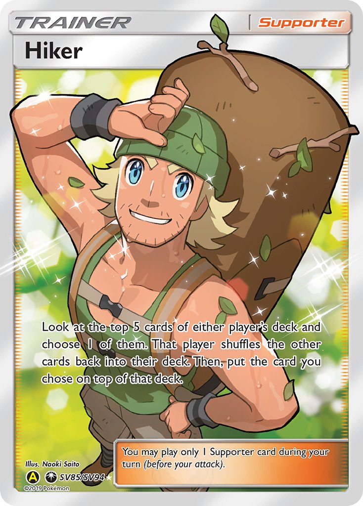 Hiker⁣ - Hidden Fates⁣ (Ultra Rare)⁣ [SV85] English / Near Mint / Normal