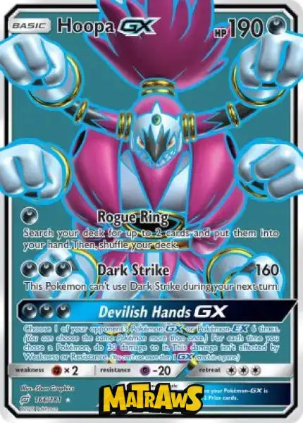 Hoopa GX - Full Art - 166/181 Enkeltkort Team Up 