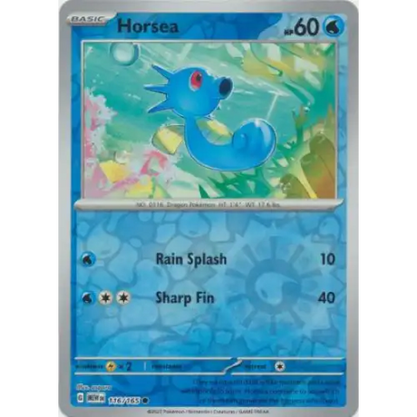 Horsea - Reverse - 116/165 - Enkeltkort