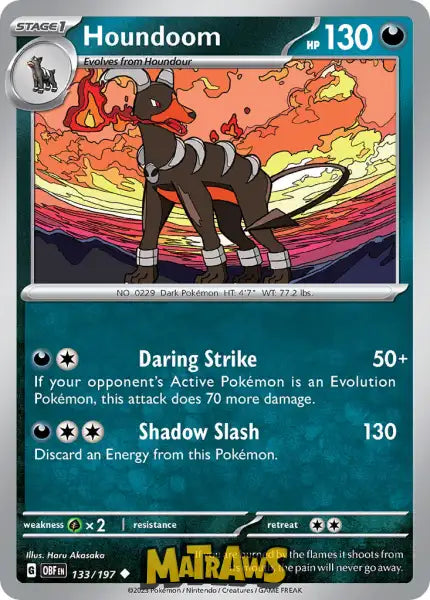 Houndoom - 133/197 Enkeltkort