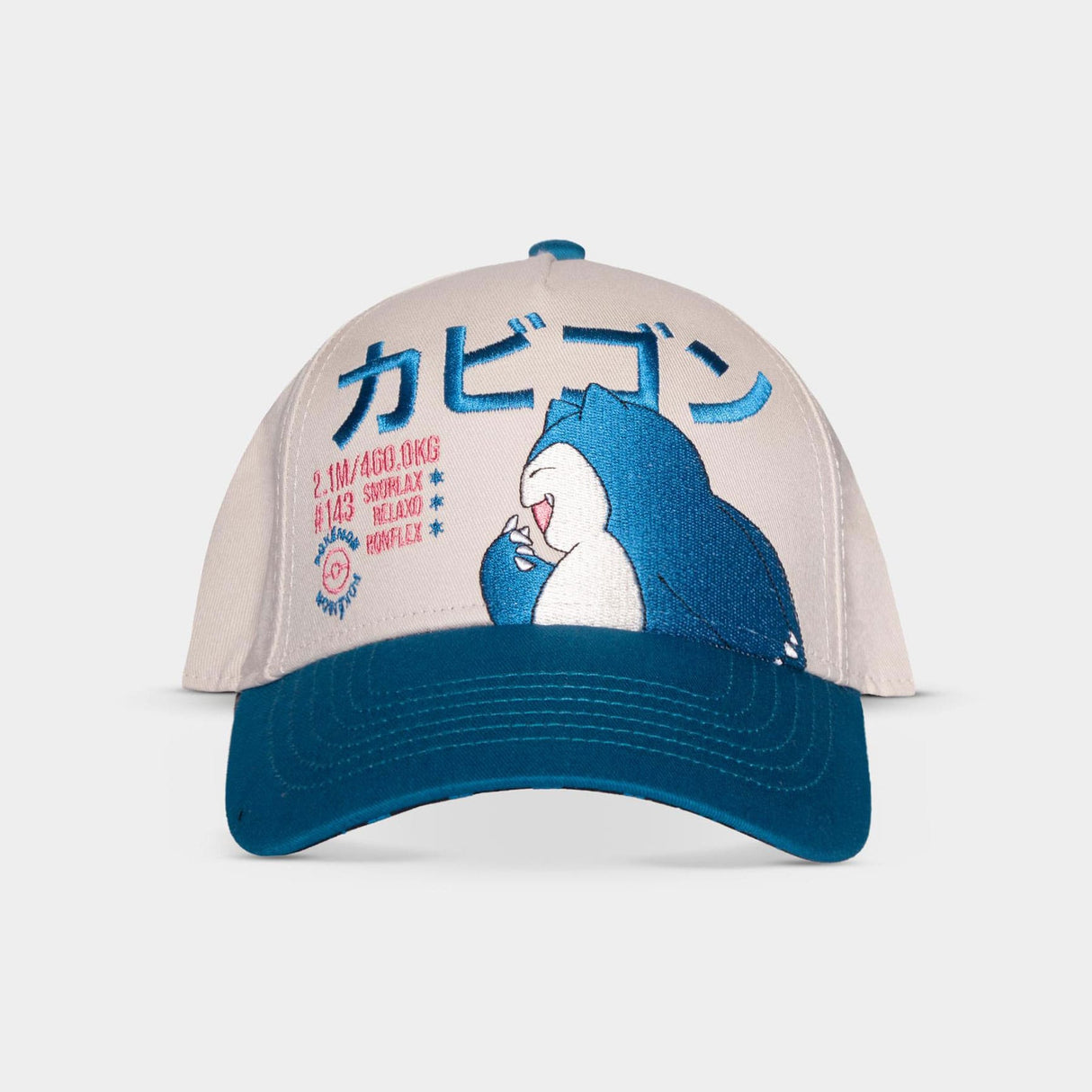 Pokémon Kasket: Curved Bill Cap - Snorlax