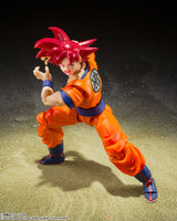 S.H. Figuarts: Dragon Ball Super - Son Goku (Super Saiyan God - Instilled with the light of Reighteous Hearts) Action Figure - 15 cm