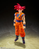 S.H. Figuarts: Dragon Ball Super - Son Goku (Super Saiyan God - Instilled with the light of Reighteous Hearts) Action Figure - 15 cm