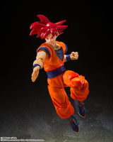 S.H. Figuarts: Dragon Ball Super - Son Goku (Super Saiyan God - Instilled with the light of Reighteous Hearts) Action Figure - 15 cm