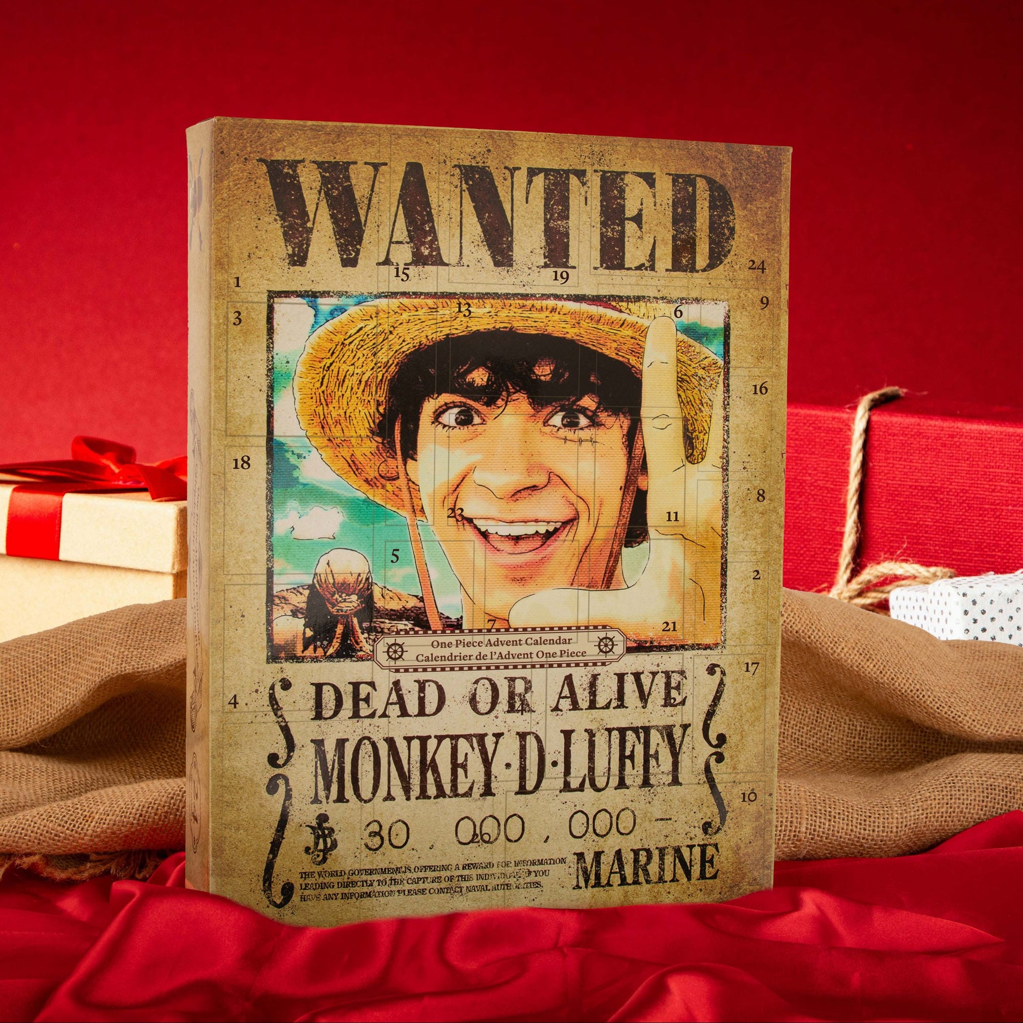 One Piece Official Advent Calendar 2025 Julekalender Dekoration