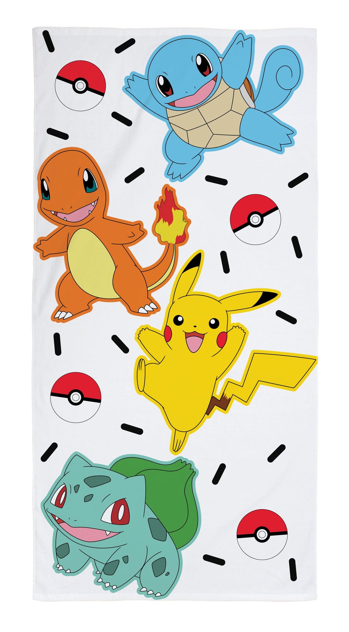 Pokémon Håndklæde: Pikachu & Kanto Starters