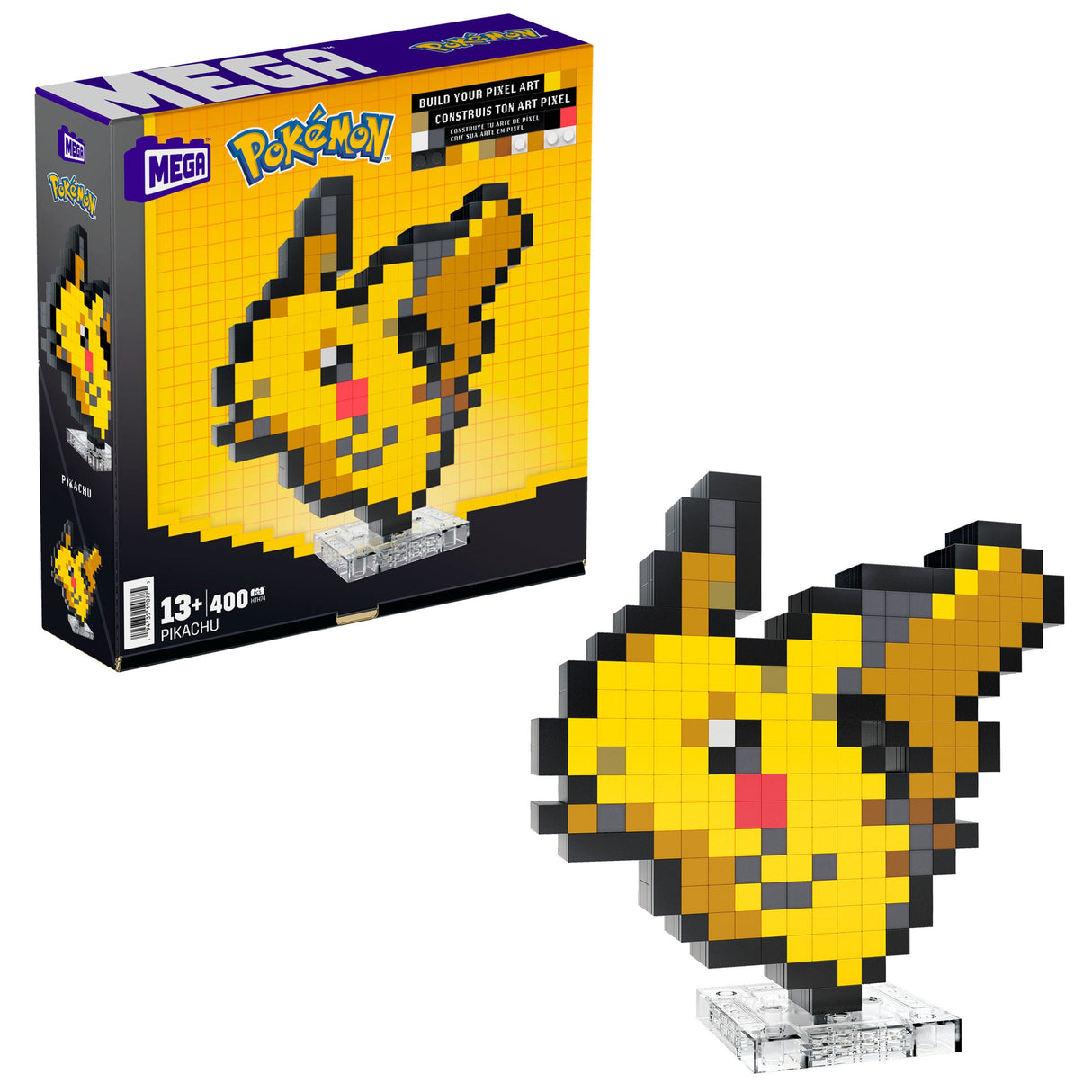 Mega Construx: Pokémon - Pikachu Pixel Art - Construction Set