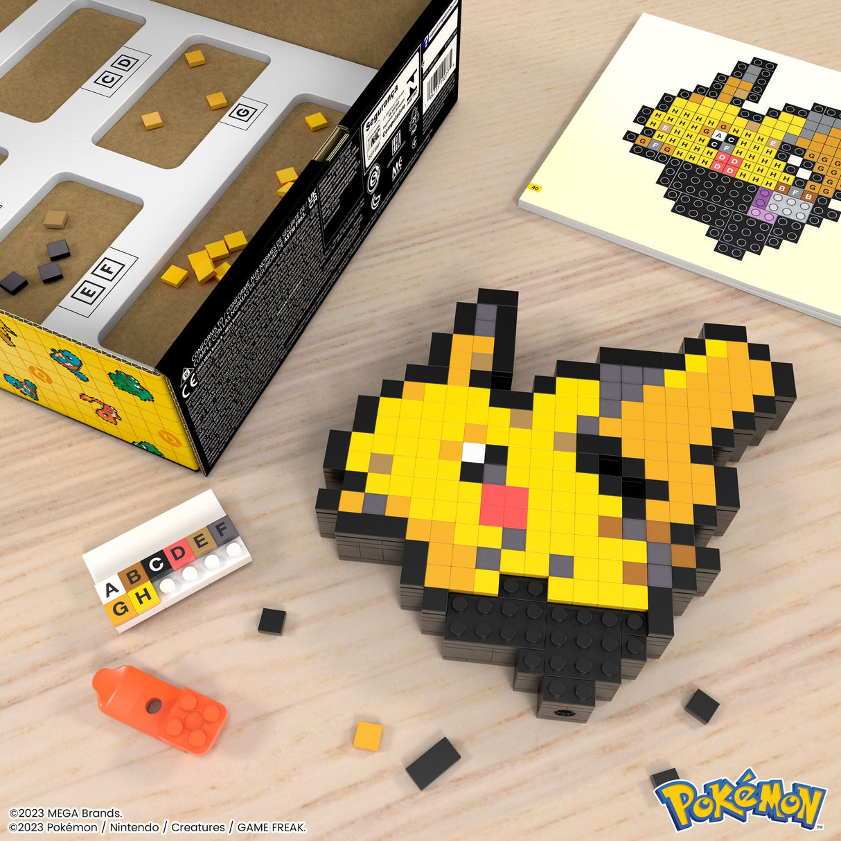 Mega Construx: Pokémon - Pikachu Pixel Art - Construction Set