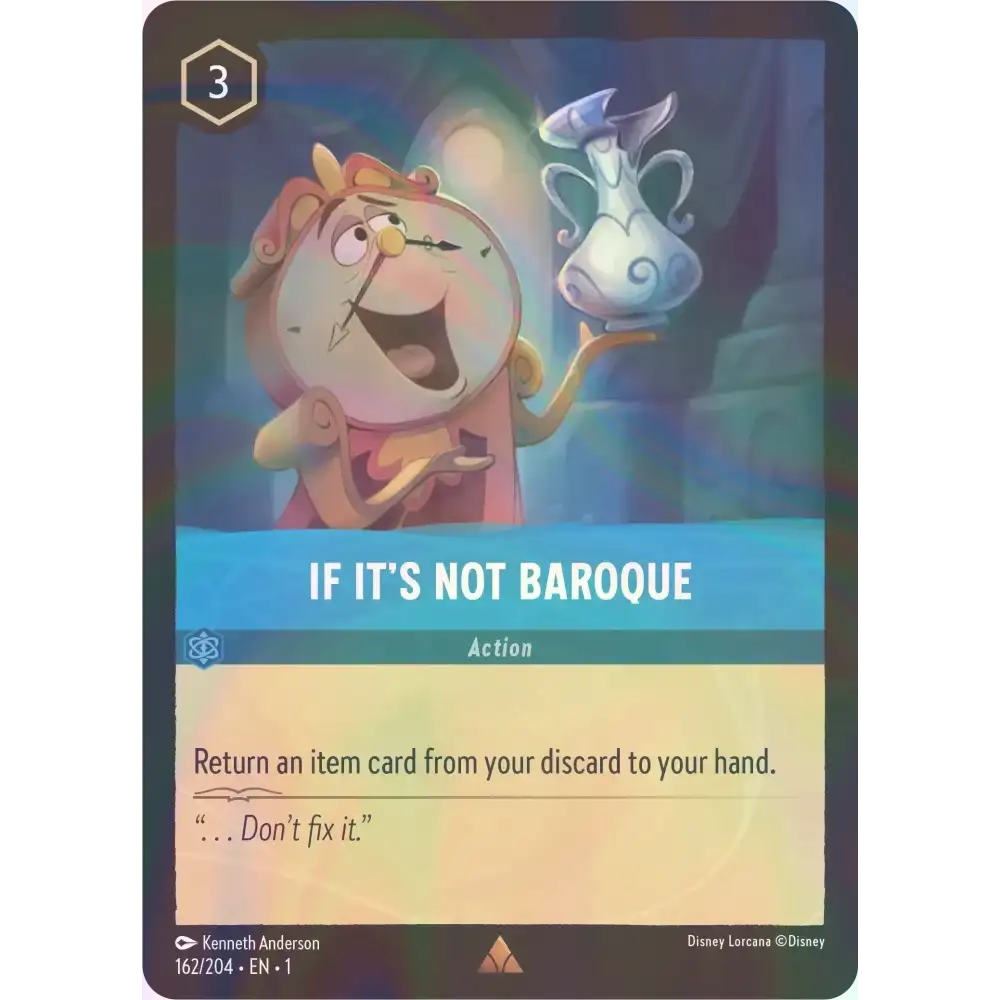 If It’s Not Baroque - Foil (Rare) - 162/204 - Disney