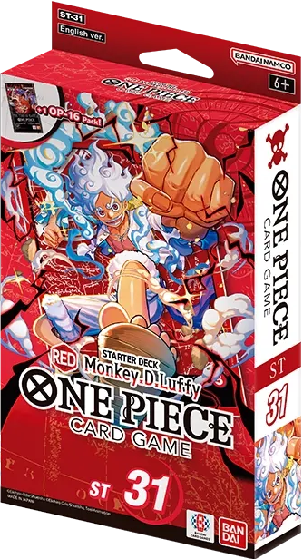 One Piece Card Game Starter Deck ST-31 Rød Monkey D. Luffy
