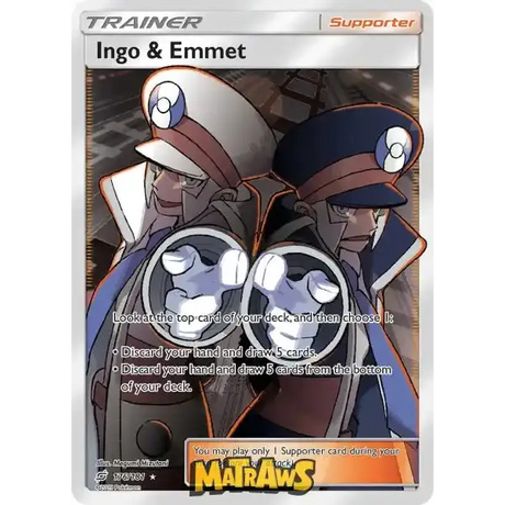 Ingo & Emmet - Full Art - 176/181 Enkeltkort Team Up 