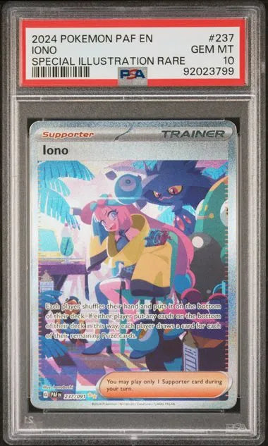Iono - Paldean Fates (Special Illustration Rare) [237] Kortspil