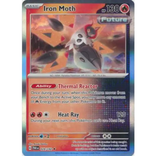 Iron Moth (Future) - Holo - 028/182 - Enkeltkort