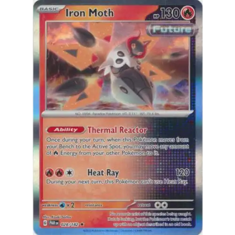 Iron Moth (Future) - Holo - 028/182 - Enkeltkort