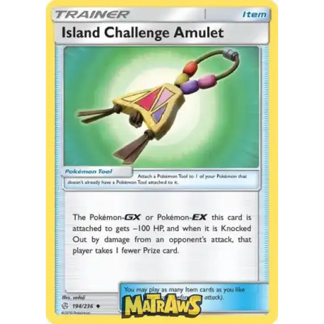 Island Challenge Amulet - 194/236 Enkeltkort Cosmic Eclipse 