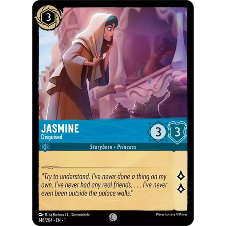 Jasmine - Disguised (Common) - 148/204 - Disney Lorcana
