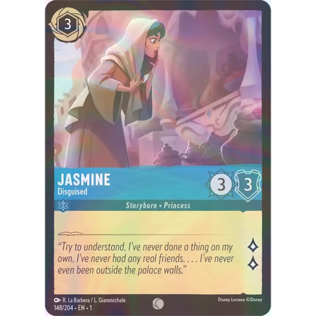 Jasmine - Disguised - Foil (Common) - 148/204 - Disney