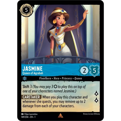 Jasmine - Queen of Agrabah (Rare) - 149/204 - Disney