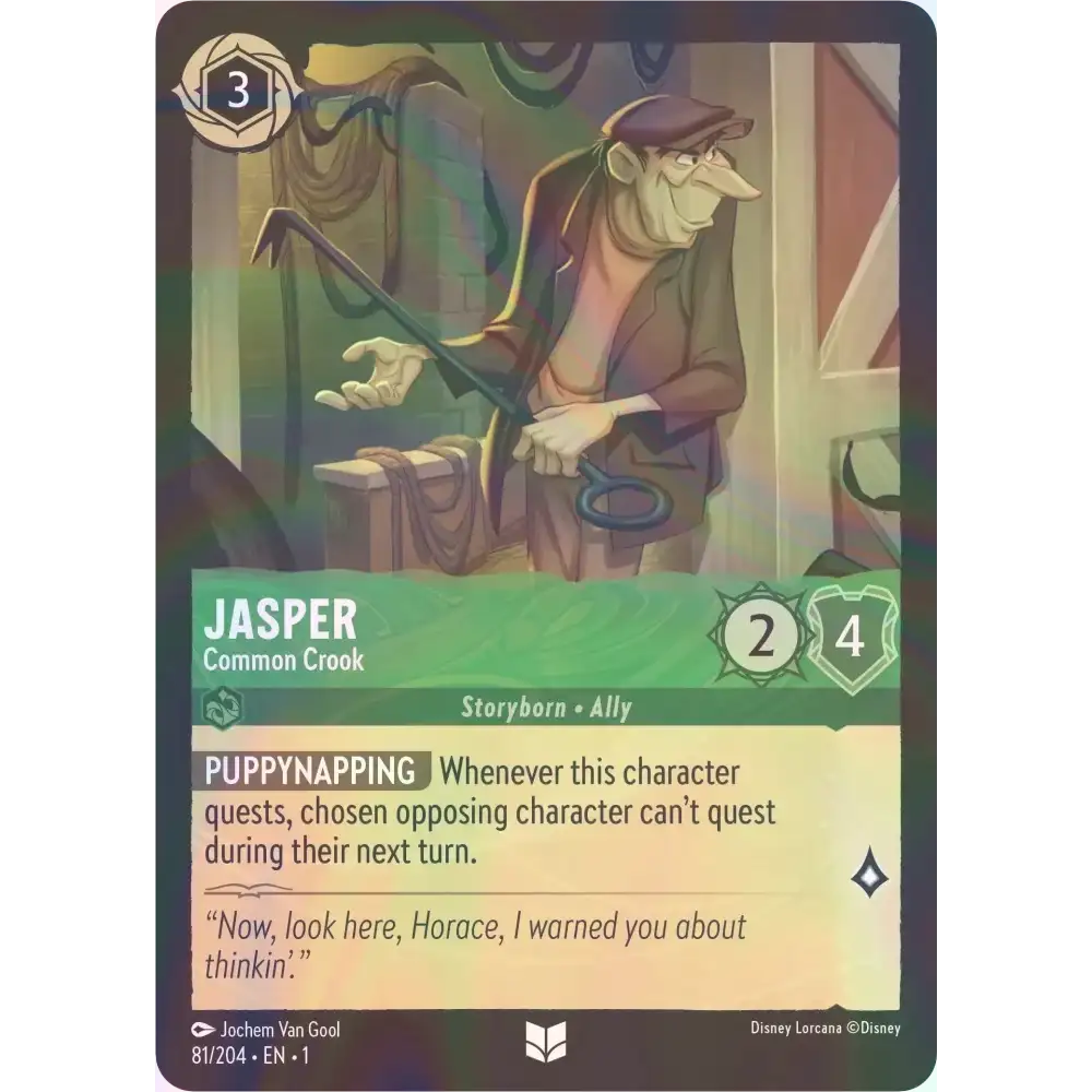 Jasper - Common Crook - Foil (Uncommon) - 81/204 - Disney