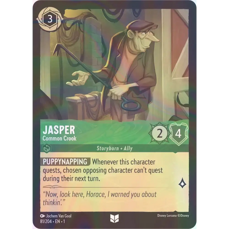 Jasper - Common Crook - Foil (Uncommon) - 81/204 - Disney