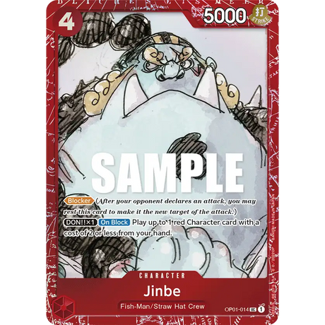 Jinbe - Foil (Film Red Edition) - OP01-014 - One Piece