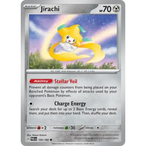 Jirachi - 126/182 - Enkeltkort