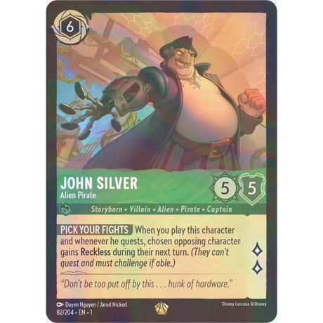 John Silver - Alien Pirate - Foil (Legendary) - 82/204