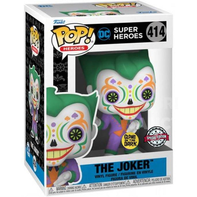 Funko POP! - DC Super Heroes: The Joker (Glows in the dark) #414