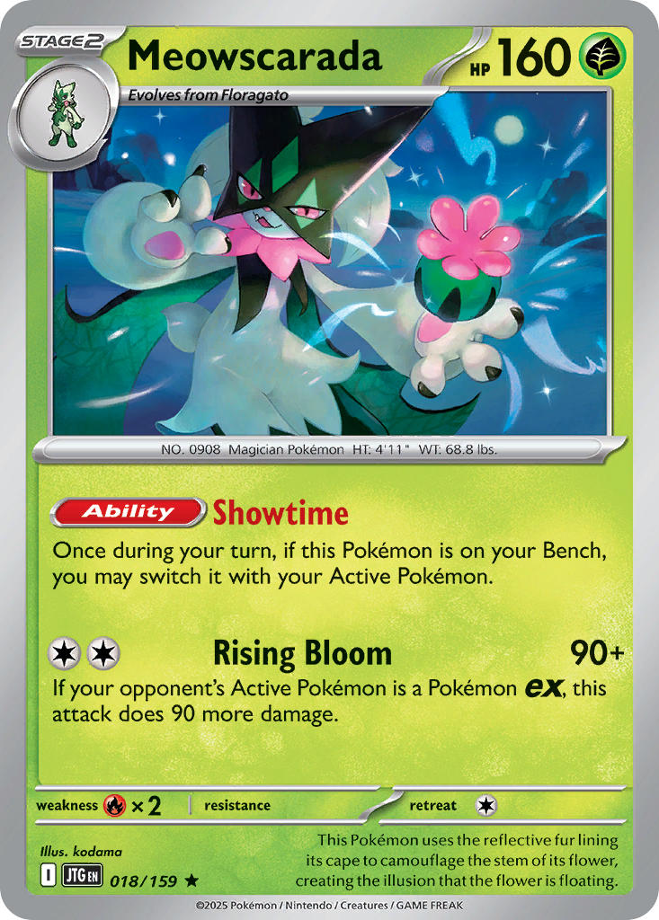 Meowscarada⁣ - Journey Together⁣ (Rare)⁣ [018] English / Near Mint / Normal