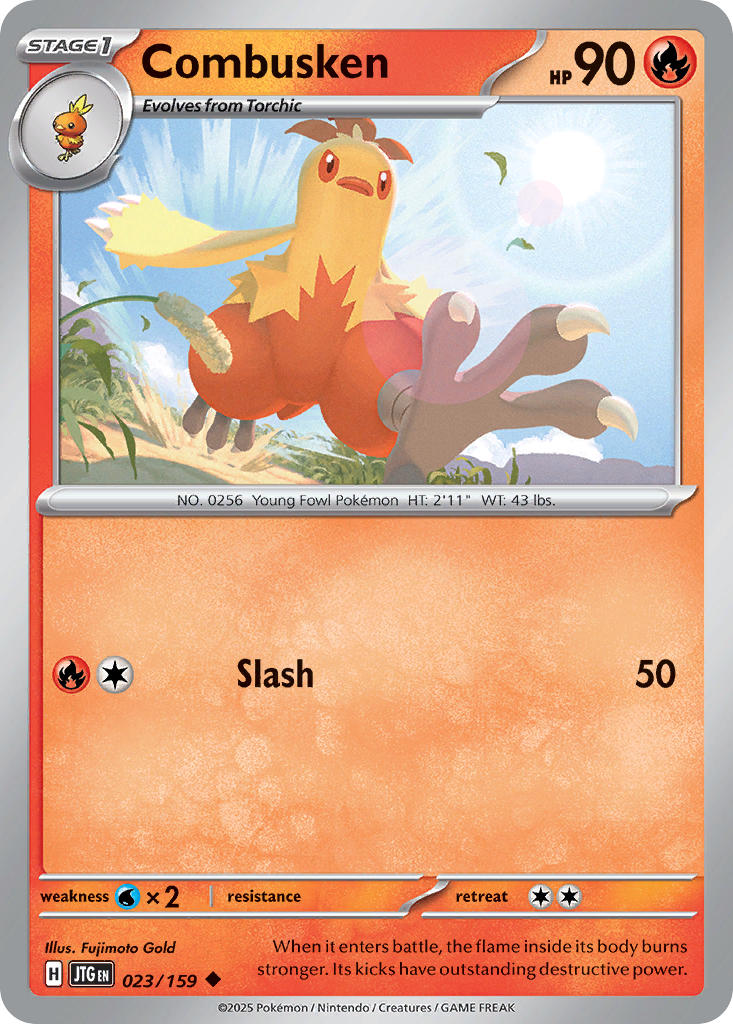 Combusken⁣ - Journey Together⁣ (Uncommon)⁣ [023] English / Near Mint / Reverse-Holo Normal