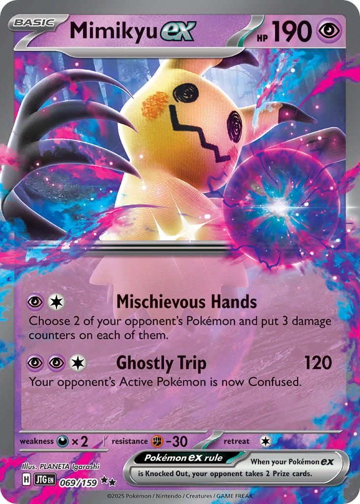 Mimikyu ex⁣ - Journey Together⁣ (Double Rare)⁣ [069] English / Near Mint / Normal